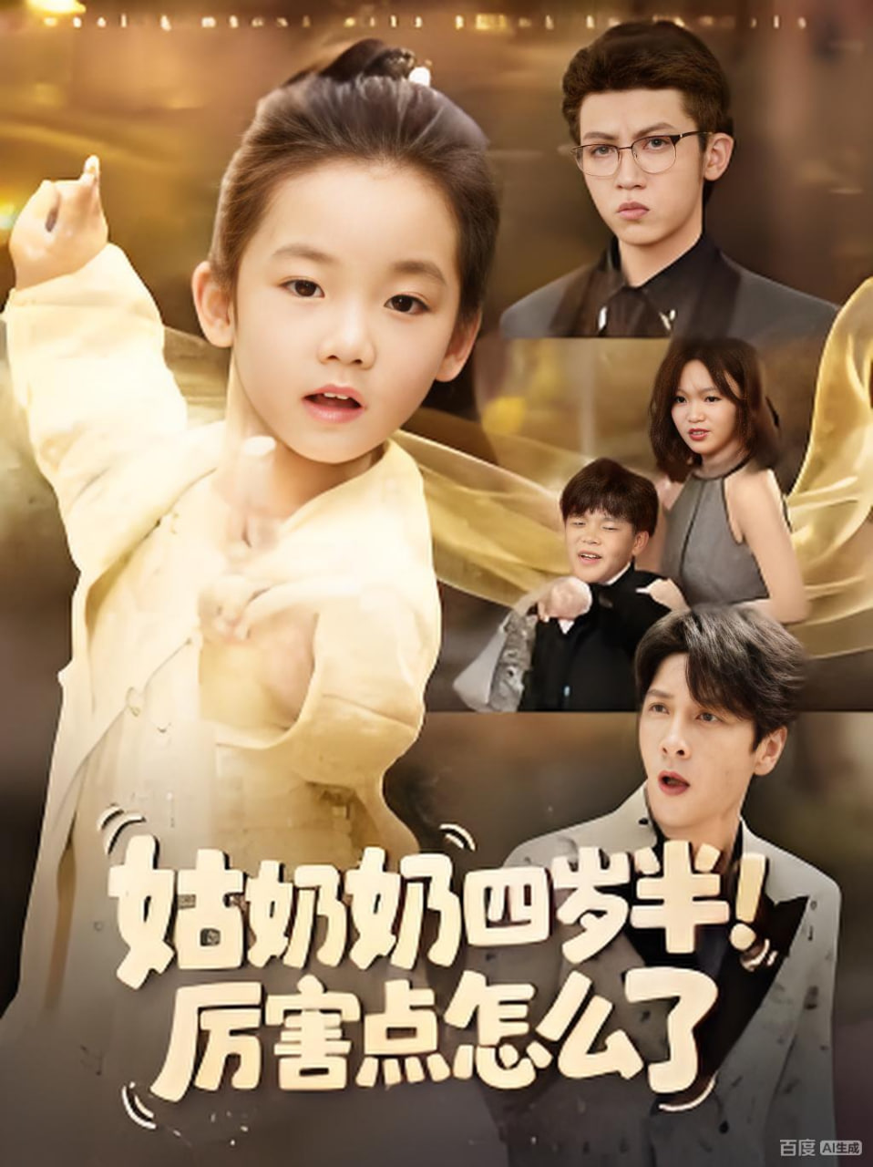 姑奶奶四岁半！厉害点怎么了（萌娃四岁半，下山成团宠了）封面图